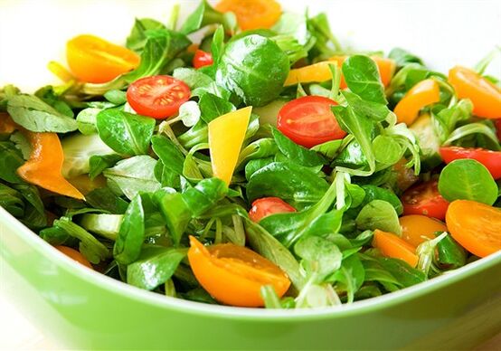 salata od povrća za mršavljenje za tjedan dana za 7 kg